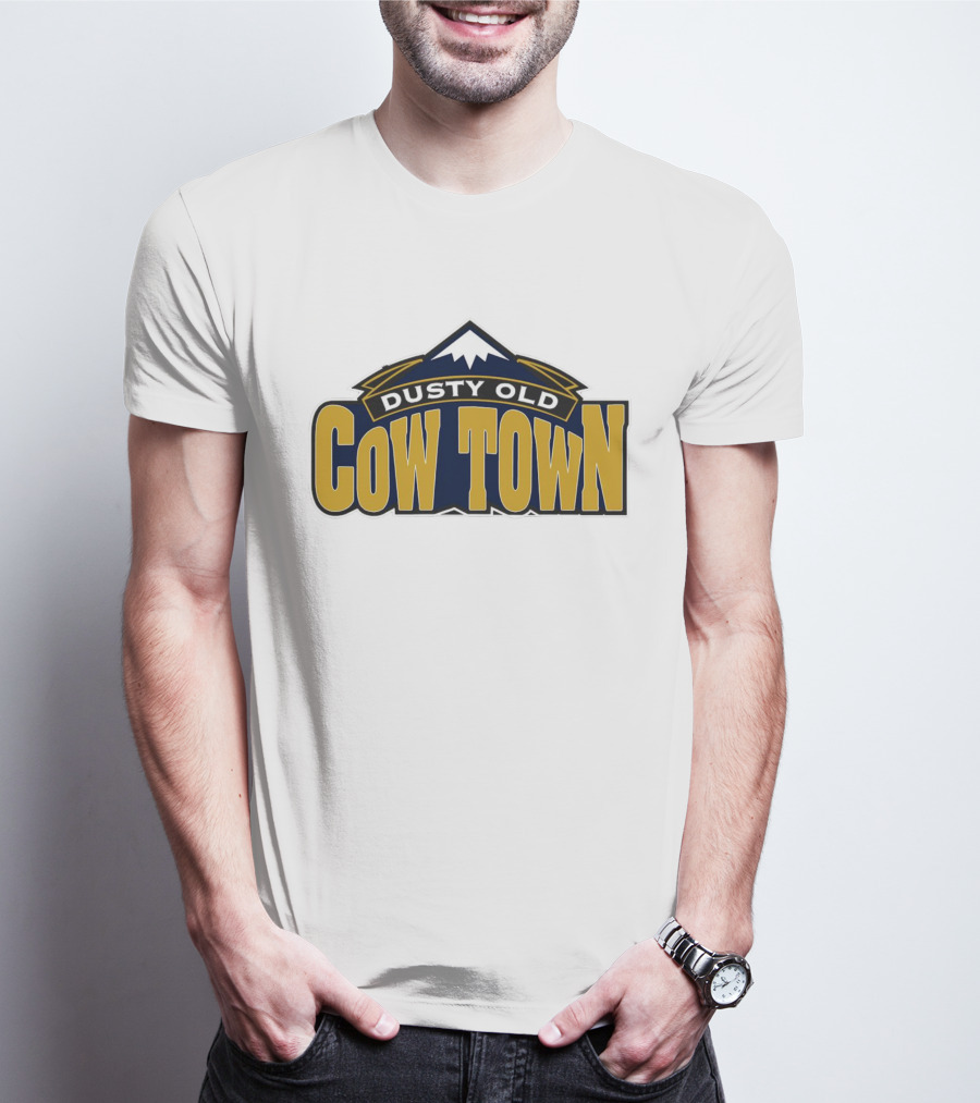 Denver Nuggets Dusty Old Cow Town Rocky Mountains T-Shirt