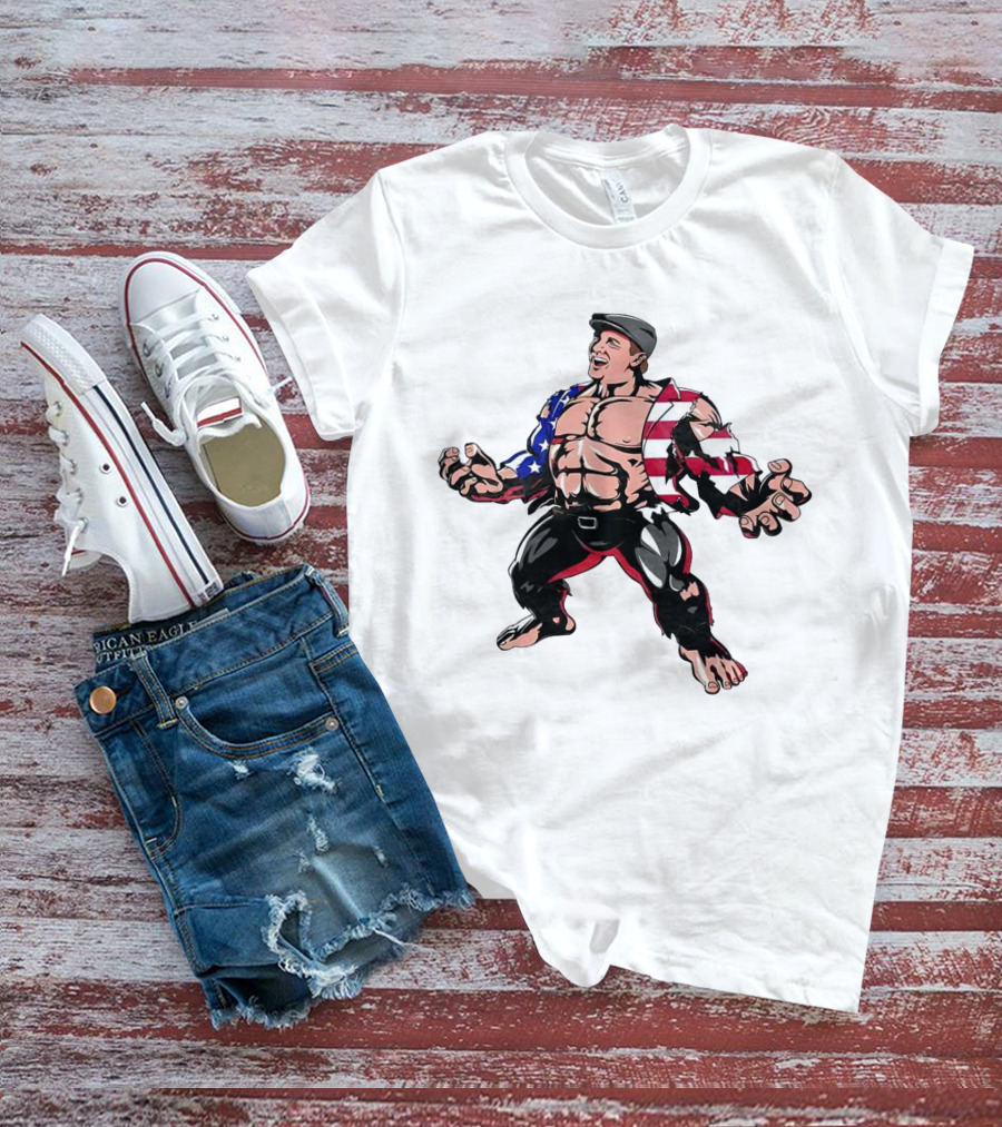 Bryson DeChambeau Hulk American Flag Transformation T-Shirt