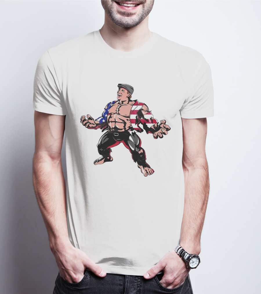 Bryson DeChambeau Hulk American Flag Transformation T-Shirt