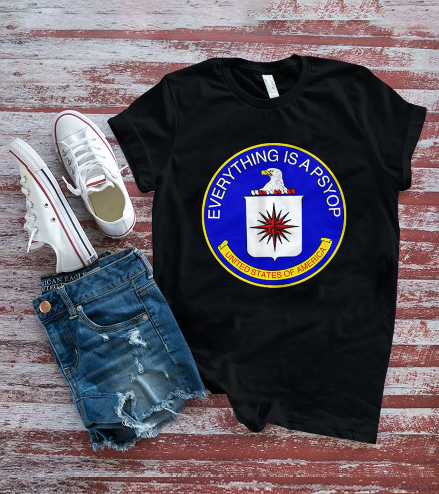 Everything Is A Psyop United States Of America Seal T-Shirt