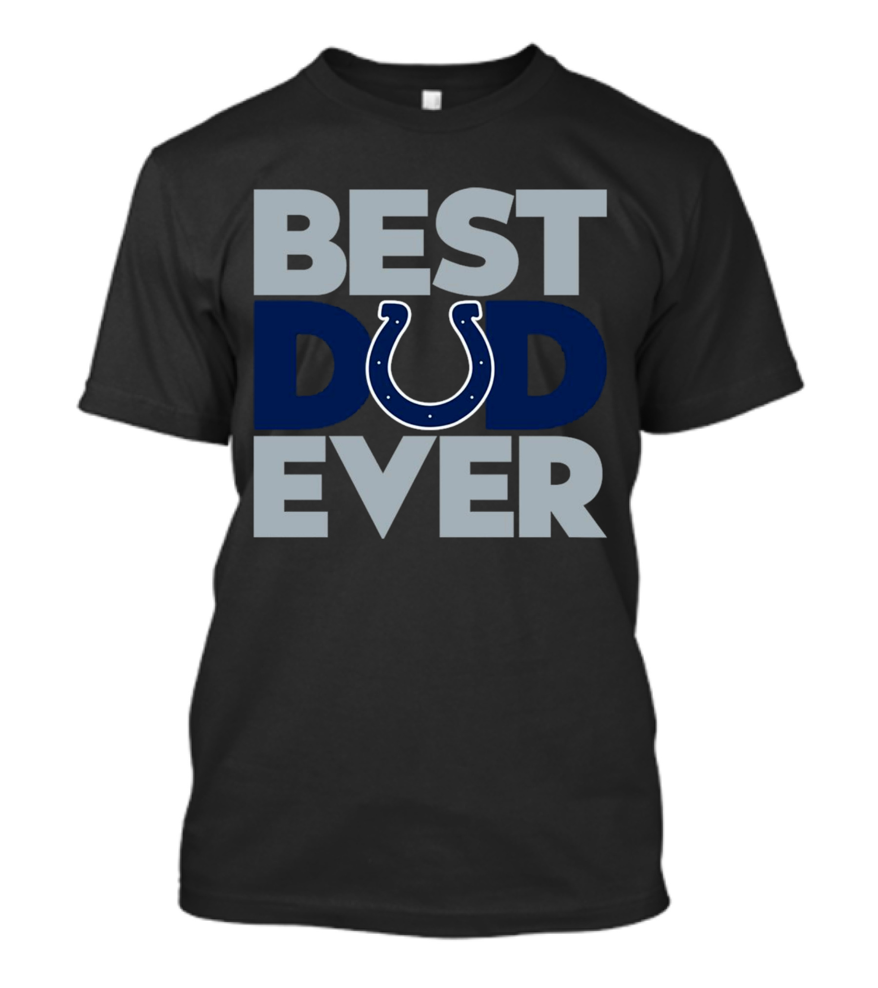 Best Dad Ever NFL Indianapolis Colts Horseshoe T-Shirt
