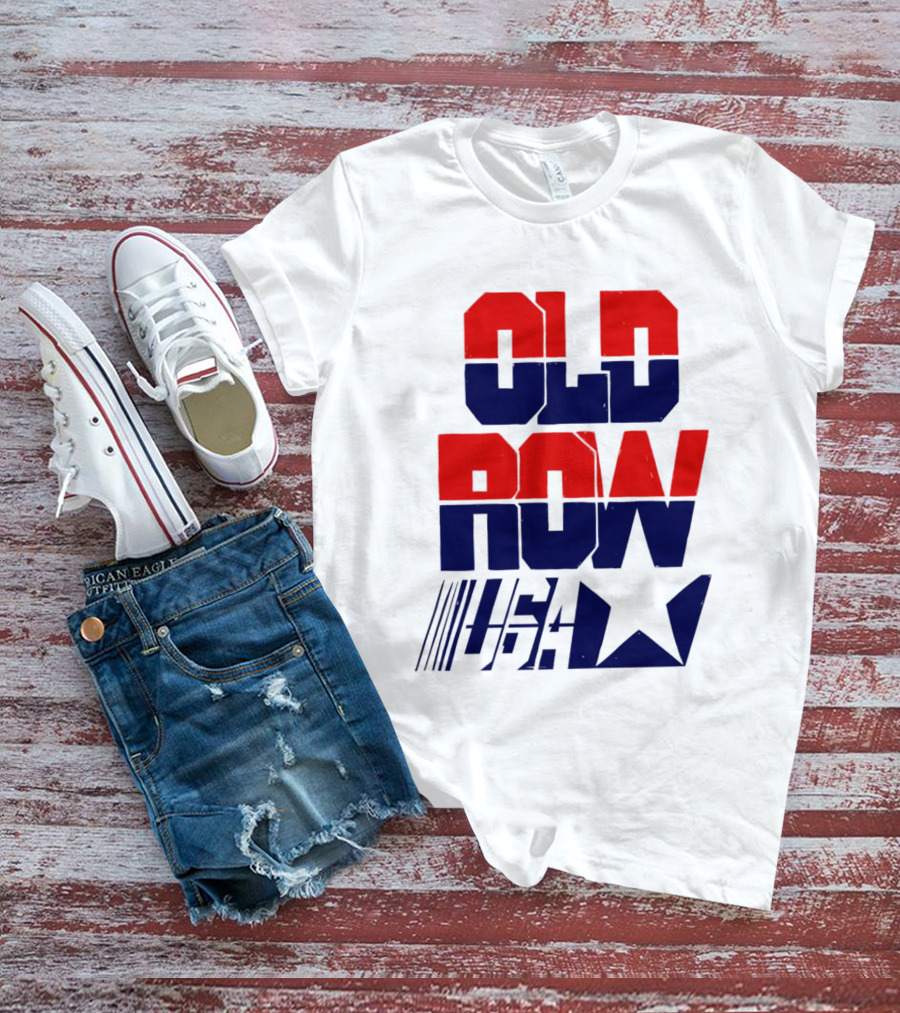 Old Row USA Vintage Star And Stripes T-Shirt