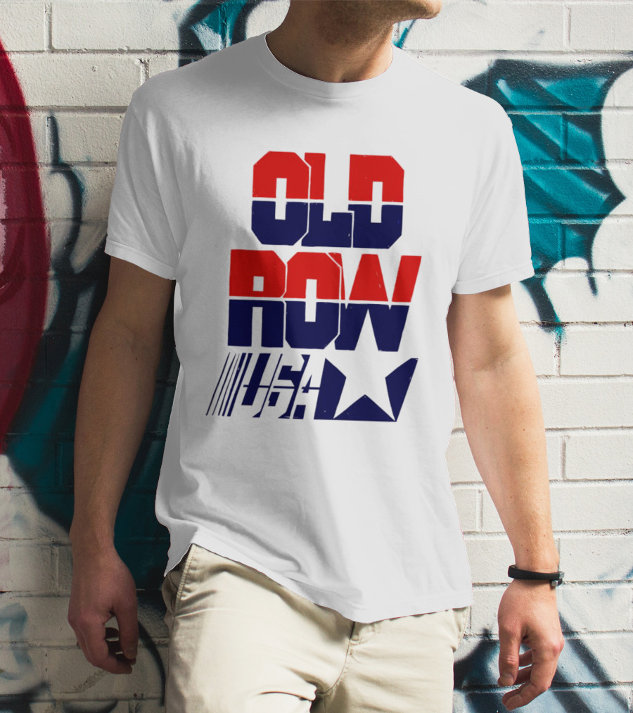 Old Row USA Vintage Star And Stripes T-Shirt