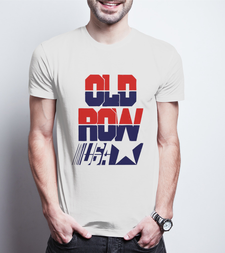 Old Row USA Vintage Star And Stripes T-Shirt