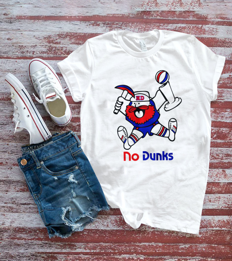 Denver Nuggets No Dunks Basketball Miner Enthusiast T-Shirt