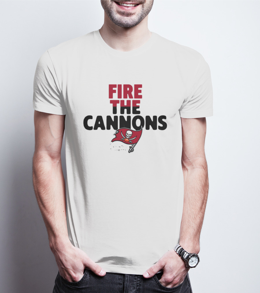 FIRE THE CANNONS Tampa Bay Buccaneers T-Shirt