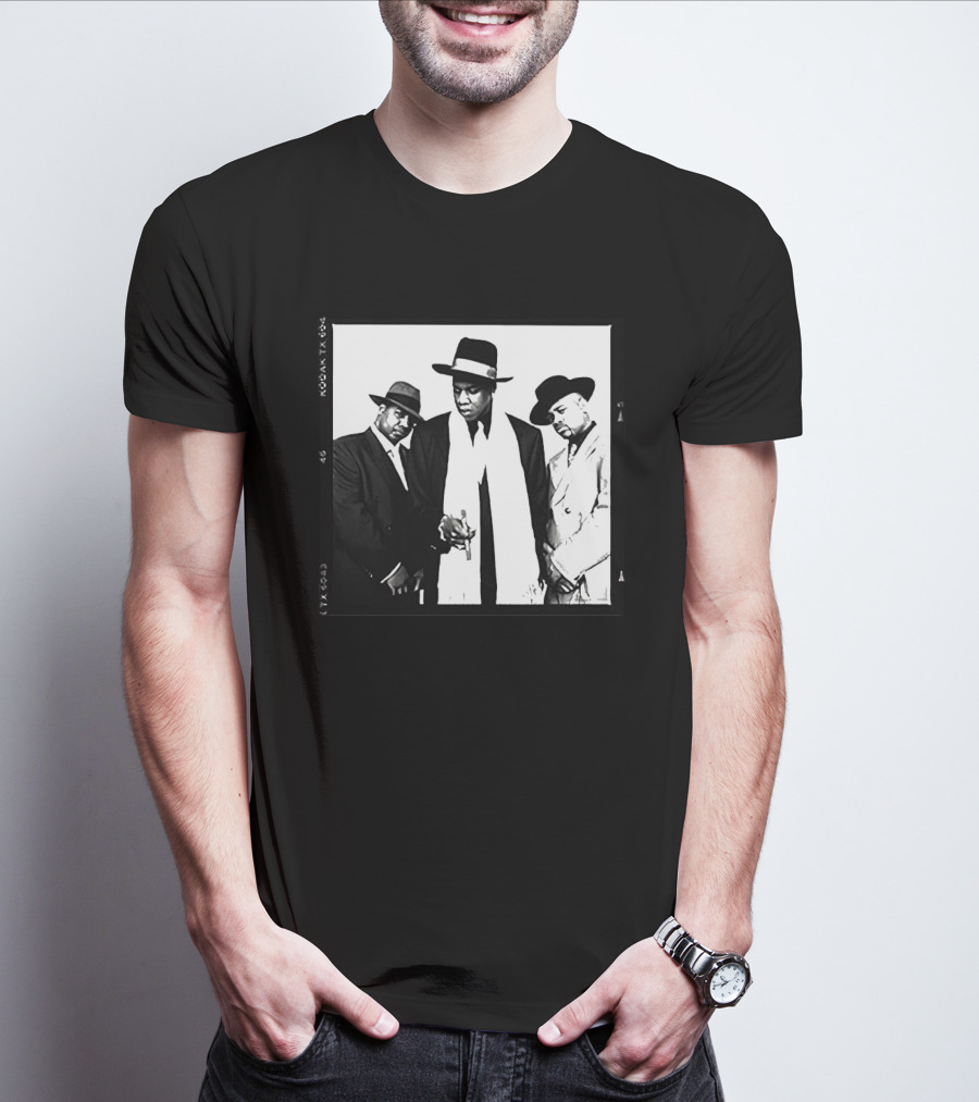 Jay-Z Reasonable Doubt Black And White Album Cover Photo T-Shirt
