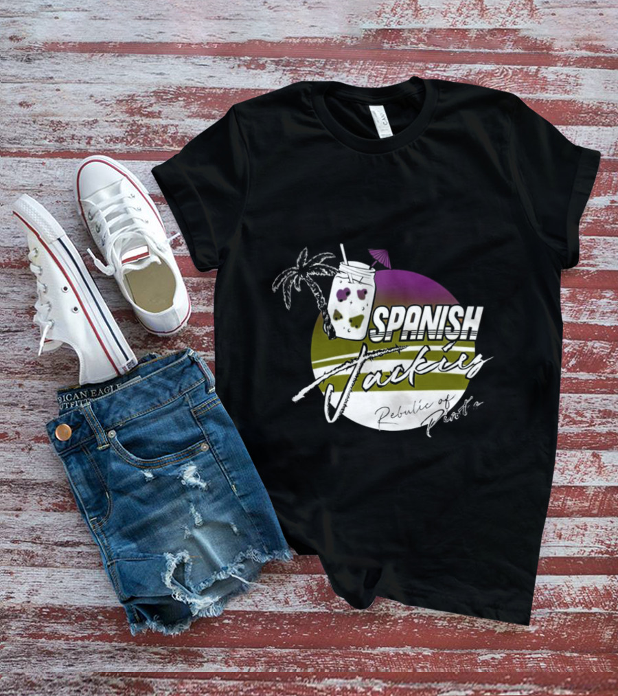 Spanish Jackie’s Tropical Drink Republic Of Pirates T-Shirt