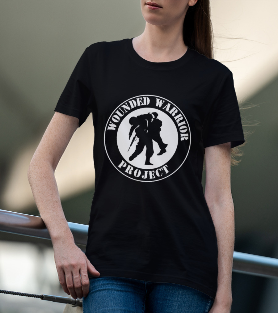Wounded Warrior Project Circular Emblem With Soldier T-Shirt