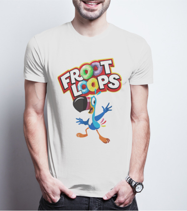 Froot Loops Toucan Sam Colorful T-Shirt