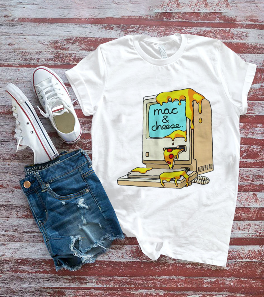Mac And Cheese Dakkadakka Pizza Computer T-Shirt