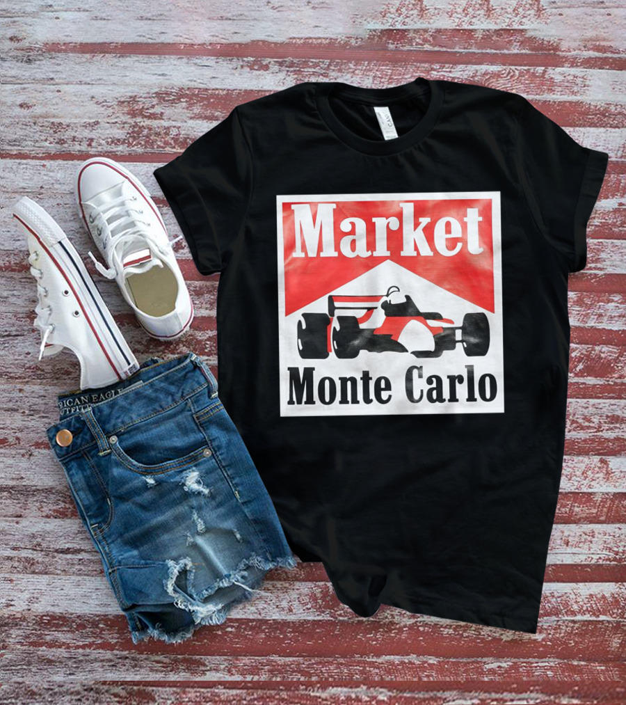 Market Monte Carlo Formula Racing Car T-Shirt