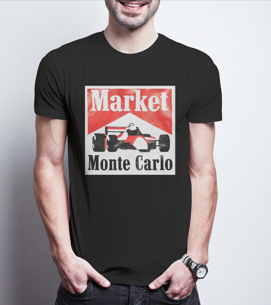 Market Monte Carlo Formula Racing Car T-Shirt