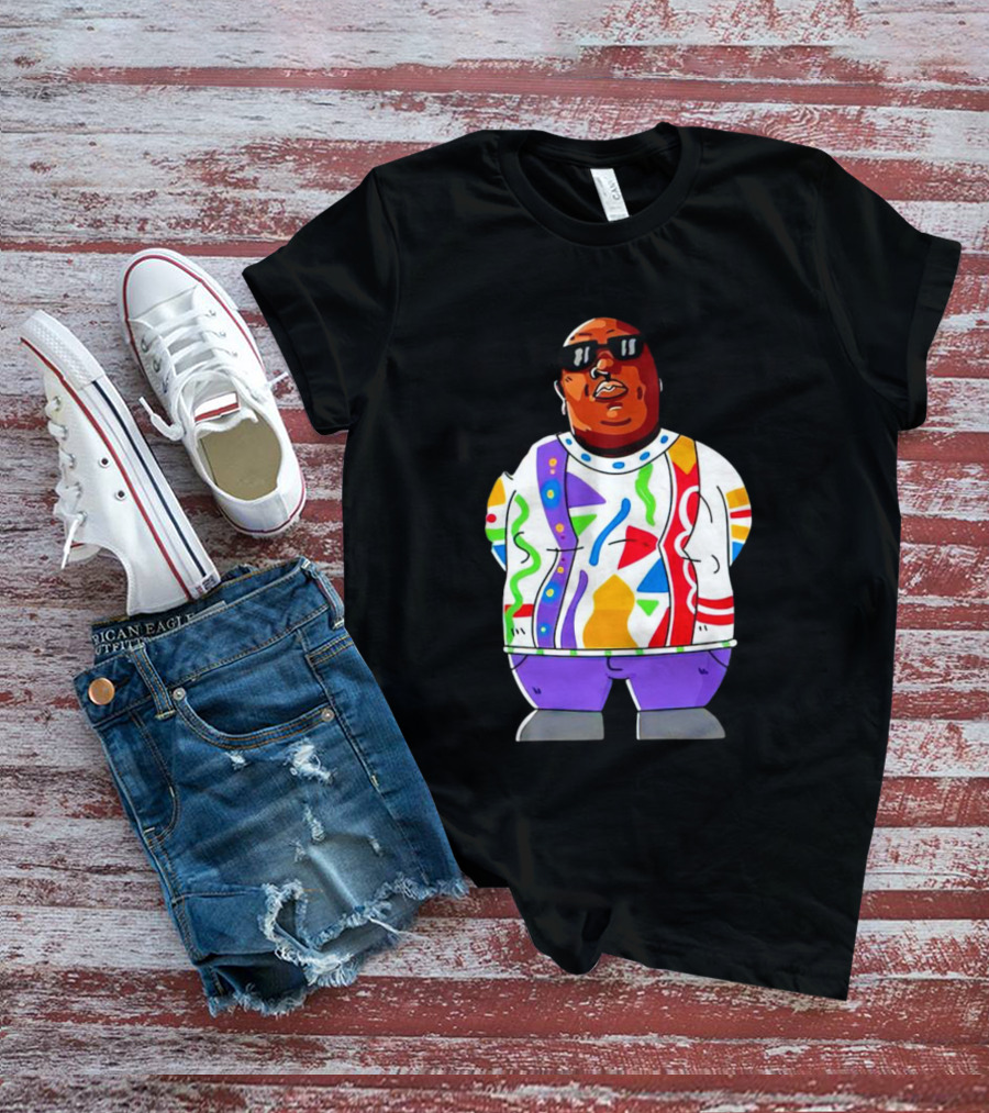 RIP Big Pokey Colorful Sweater Cartoon T-Shirt
