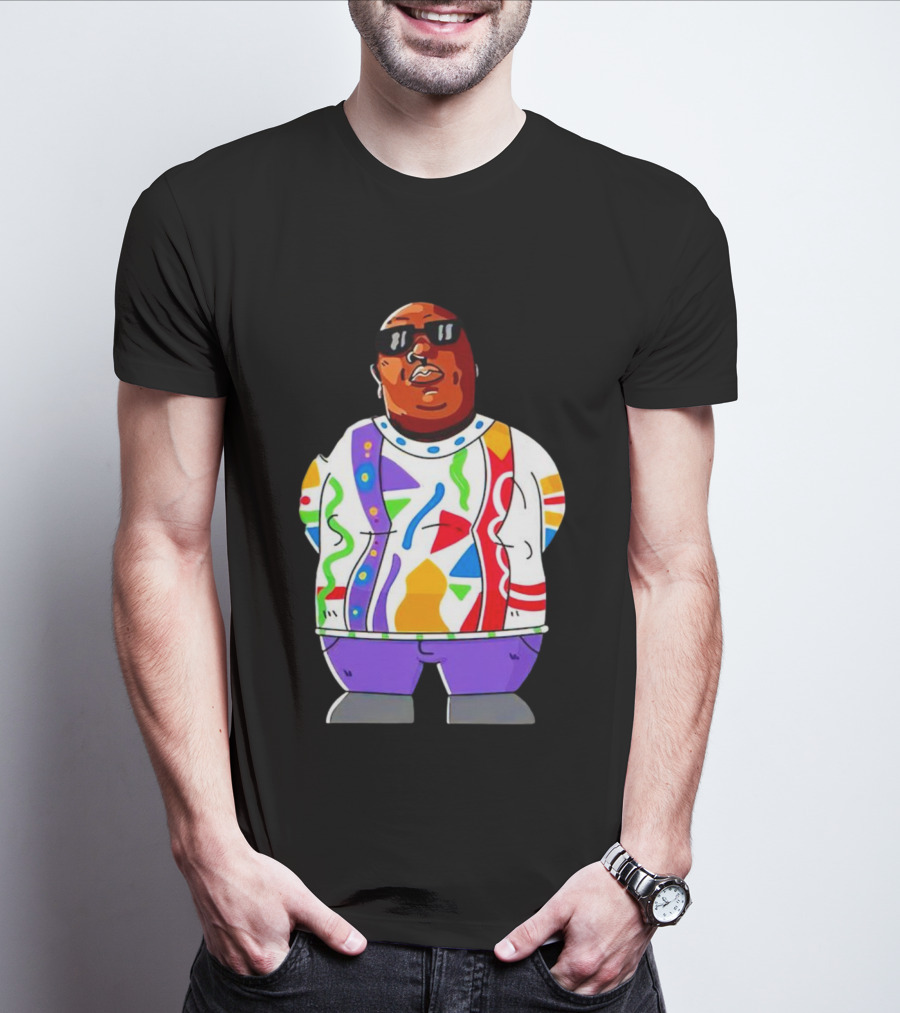 RIP Big Pokey Colorful Sweater Cartoon T-Shirt