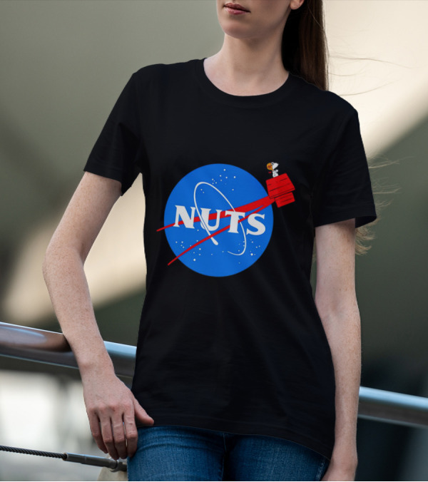 Snoopy Space Nuts NASA Parody Astronaut Adventure T-Shirt