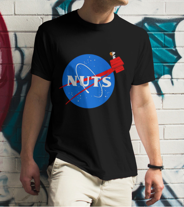 Snoopy Space Nuts NASA Parody Astronaut Adventure T-Shirt