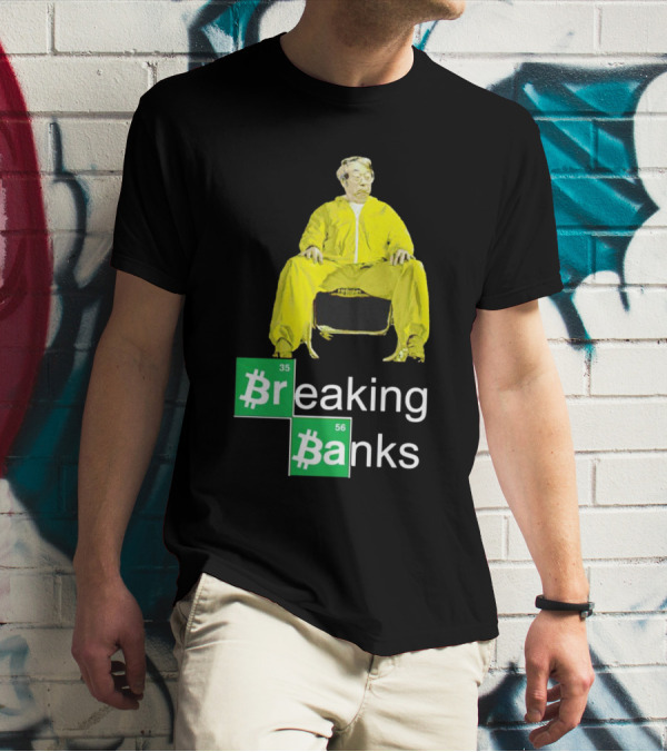 Breaking Banks Bitcoin Chemistry Suit T-Shirt