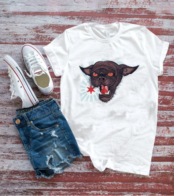 CM Punk Rowdy Chicago Star Ringer Dog T-Shirt