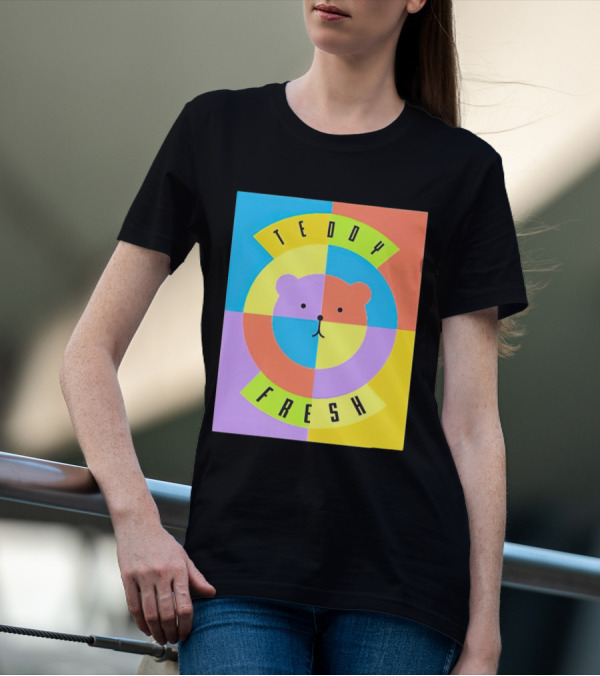 Teddy Fresh Colorful Circle Bear T-Shirt