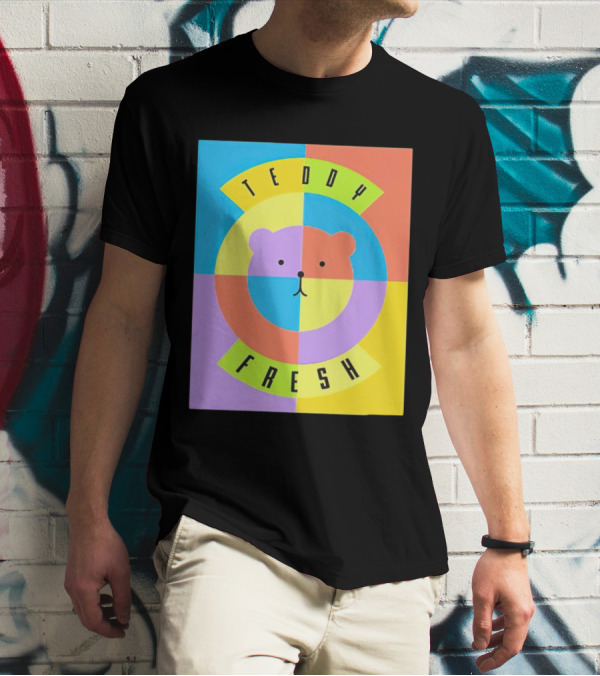 Teddy Fresh Colorful Circle Bear T-Shirt
