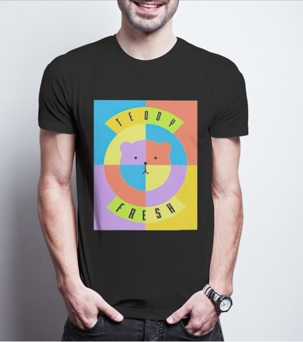 Teddy Fresh Colorful Circle Bear T-Shirt