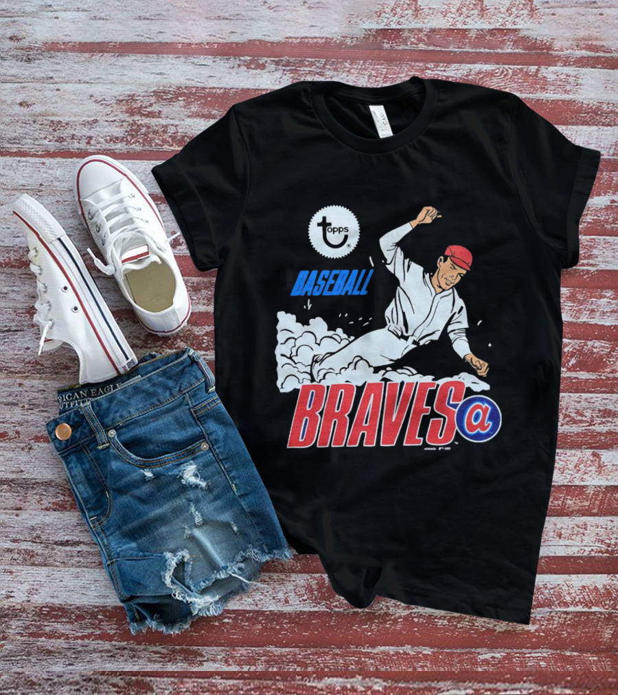 Topps Baseball Braves MLB Atlanta Braves T-Shirt