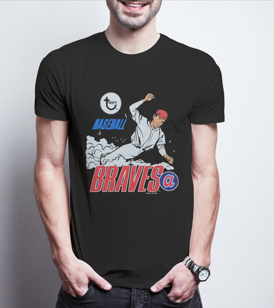 Topps Baseball Braves MLB Atlanta Braves T-Shirt