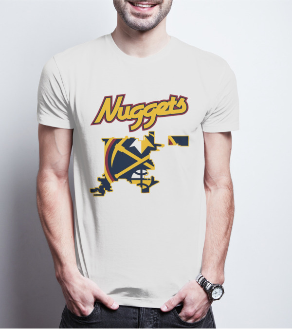 Nuggets Denver Map Basketball Team T-Shirt