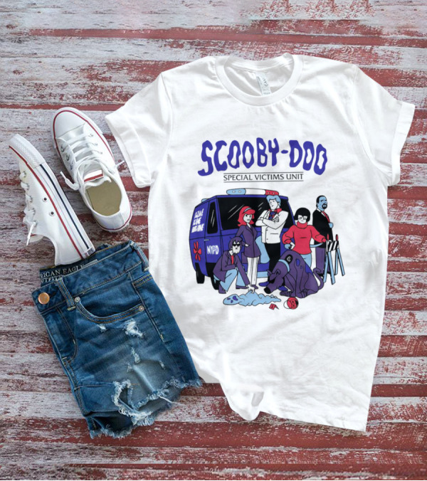 Scooby-Doo Special Victims Unit NYPD Scene Investigation T-Shirt