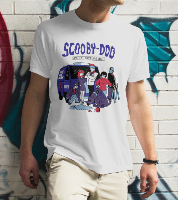 Scooby-Doo Special Victims Unit NYPD Scene Investigation T-Shirt