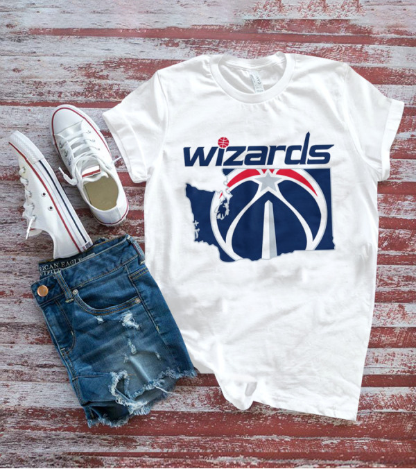 Wizards Washington State Map T-Shirt