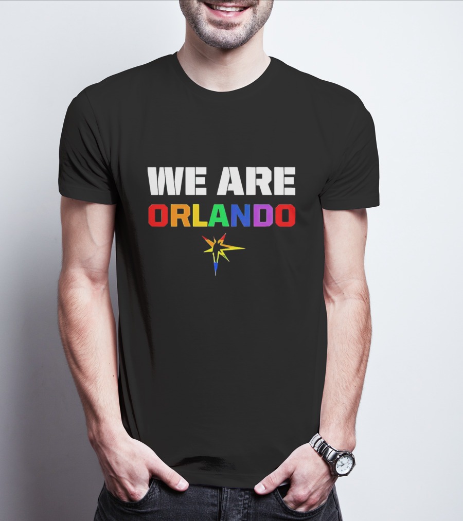 We Are Orlando Rainbow Star T-Shirt