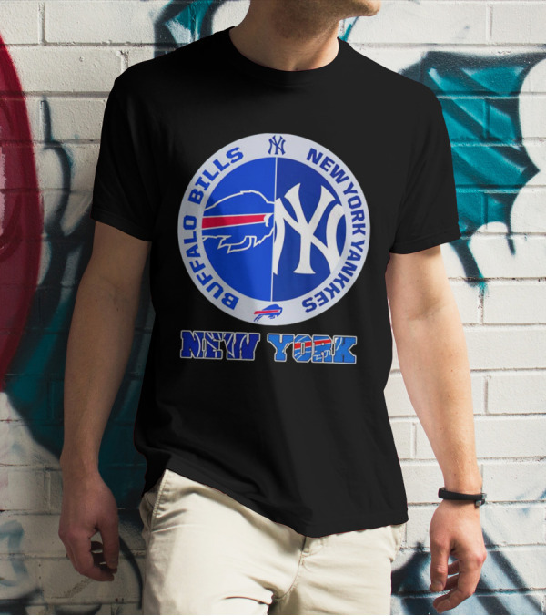 New York Buffalo Bills New York Yankees NYY NY Buffalo T-Shirt
