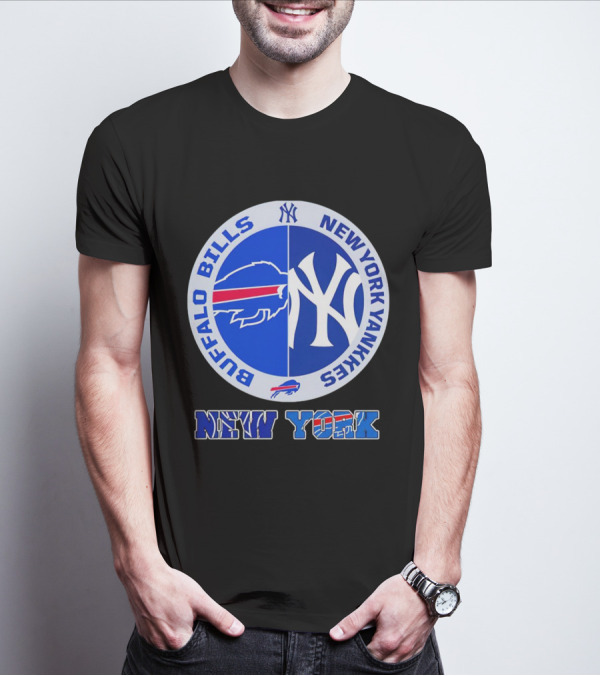 New York Buffalo Bills New York Yankees NYY NY Buffalo T-Shirt