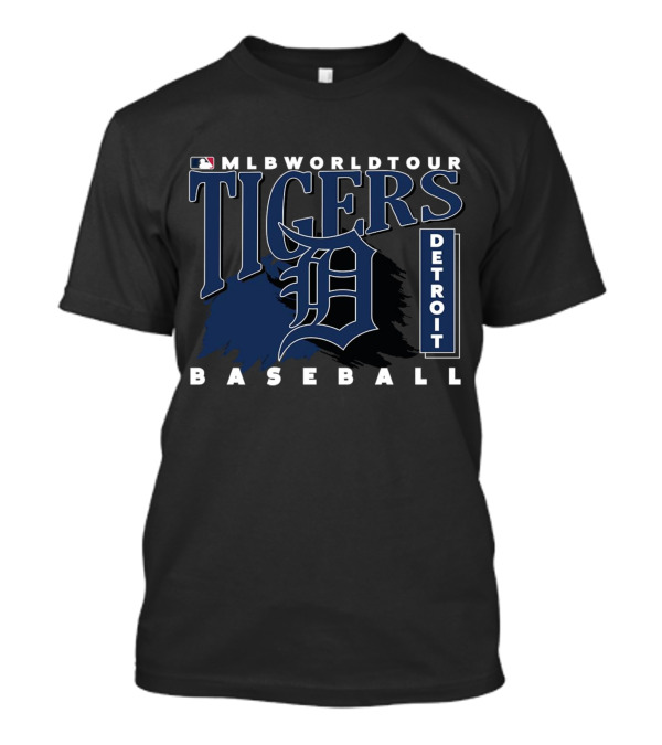 MLB World Tour Tigers Detroit Baseball T-Shirt