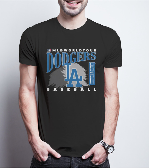 MLB World Tour Los Angeles Dodgers Baseball LA T-Shirt