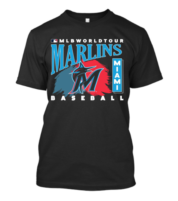 MLB World Tour Miami Marlins Baseball T-Shirt