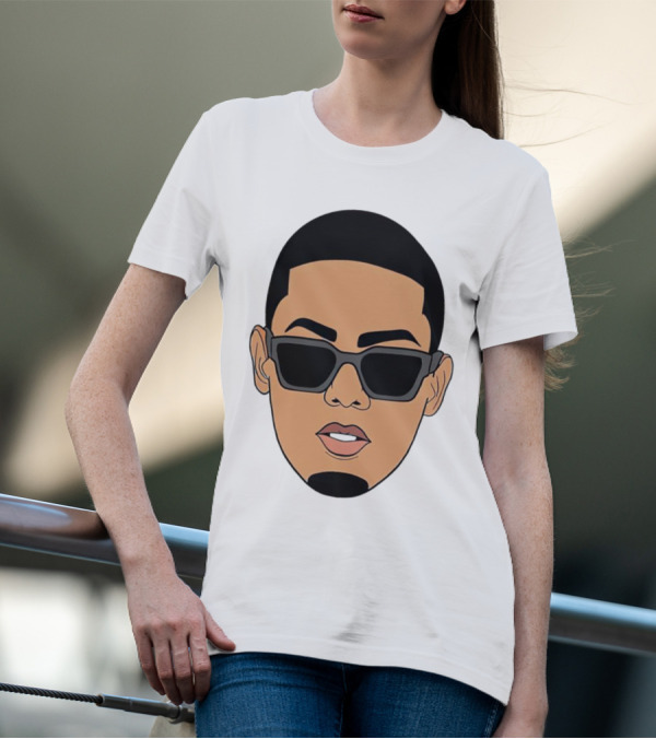 Myke Towers Sunglasses Facial T-Shirt