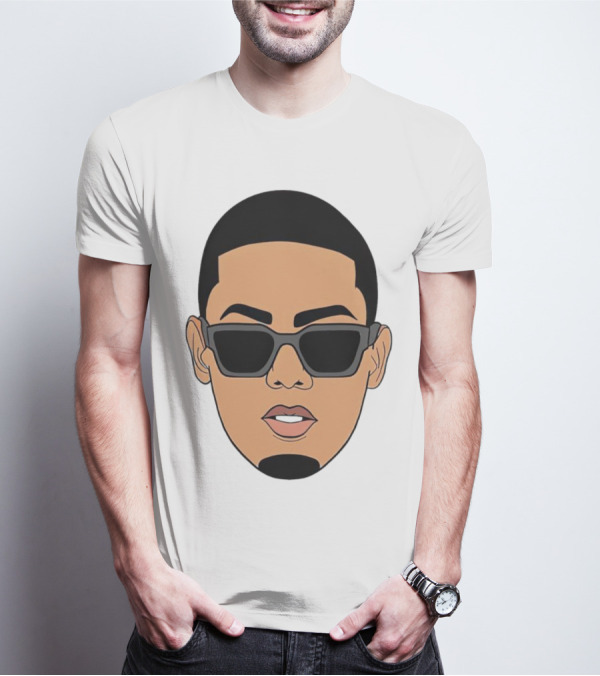 Myke Towers Sunglasses Facial T-Shirt
