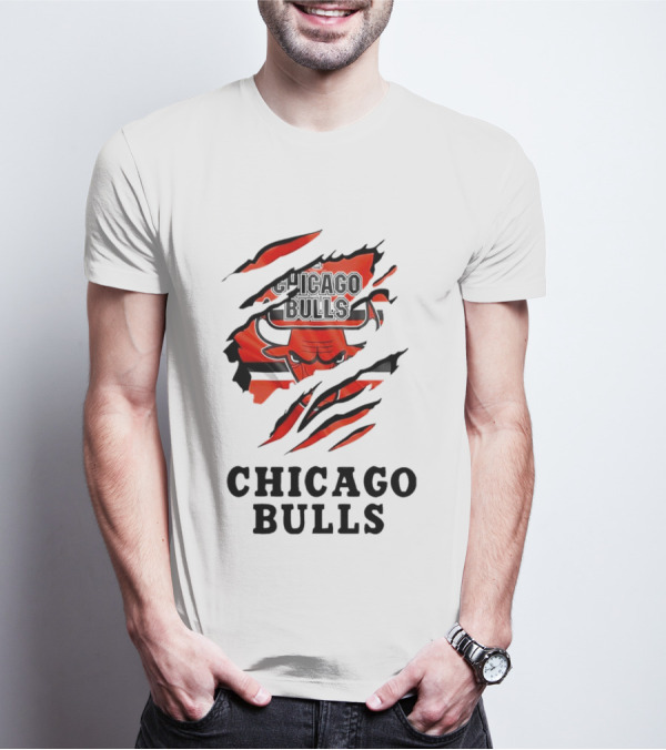 Chicago Bulls Torn Reveal Inside Me T-Shirt