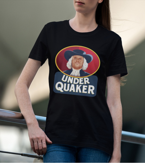 Quaker Oats Logo Parody Under Quaker T-Shirt