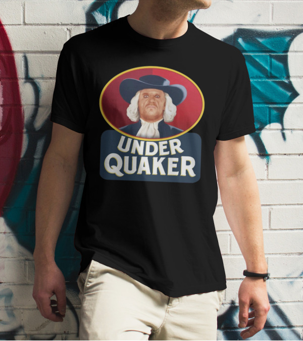 Quaker Oats Logo Parody Under Quaker T-Shirt