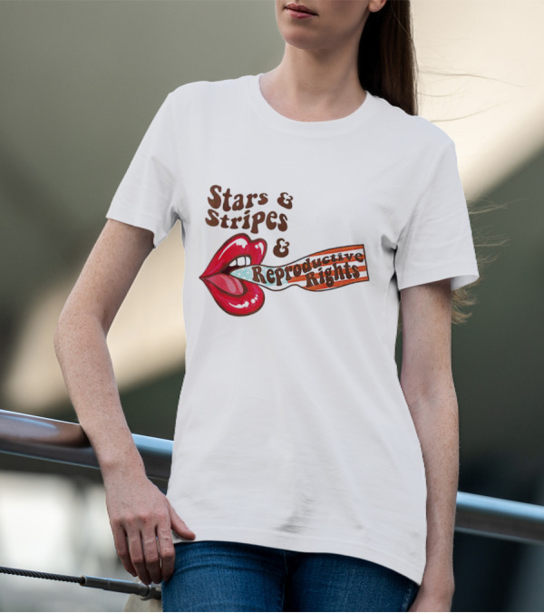 Stars Stripes And Reproductive Rights American Voices T-Shirt