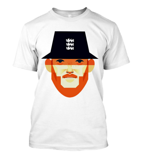 Ben Stokes Stanley Chow England Cricket Three Lions Hat T-Shirt
