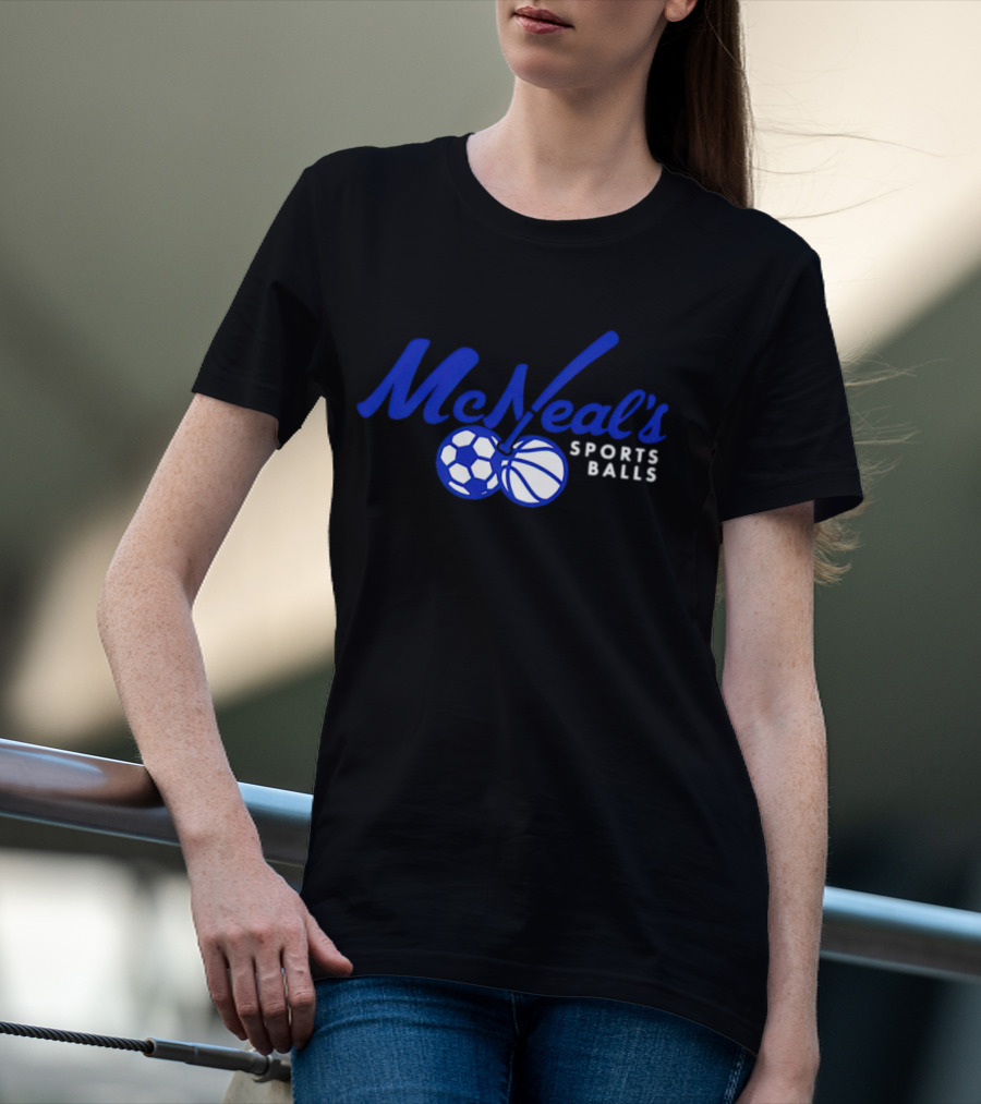 McNeal’s Sports Balls Soccer Basketball T-Shirt