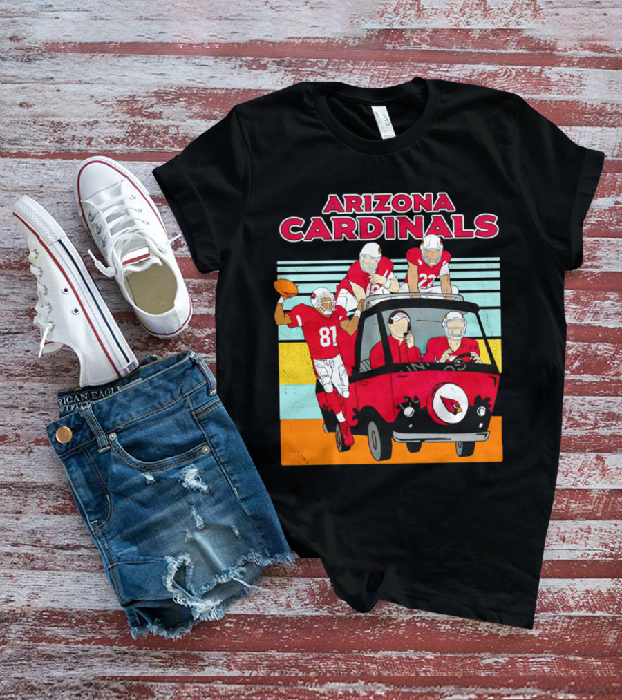 Arizona Cardinals Vintage Football Friends T-Shirt