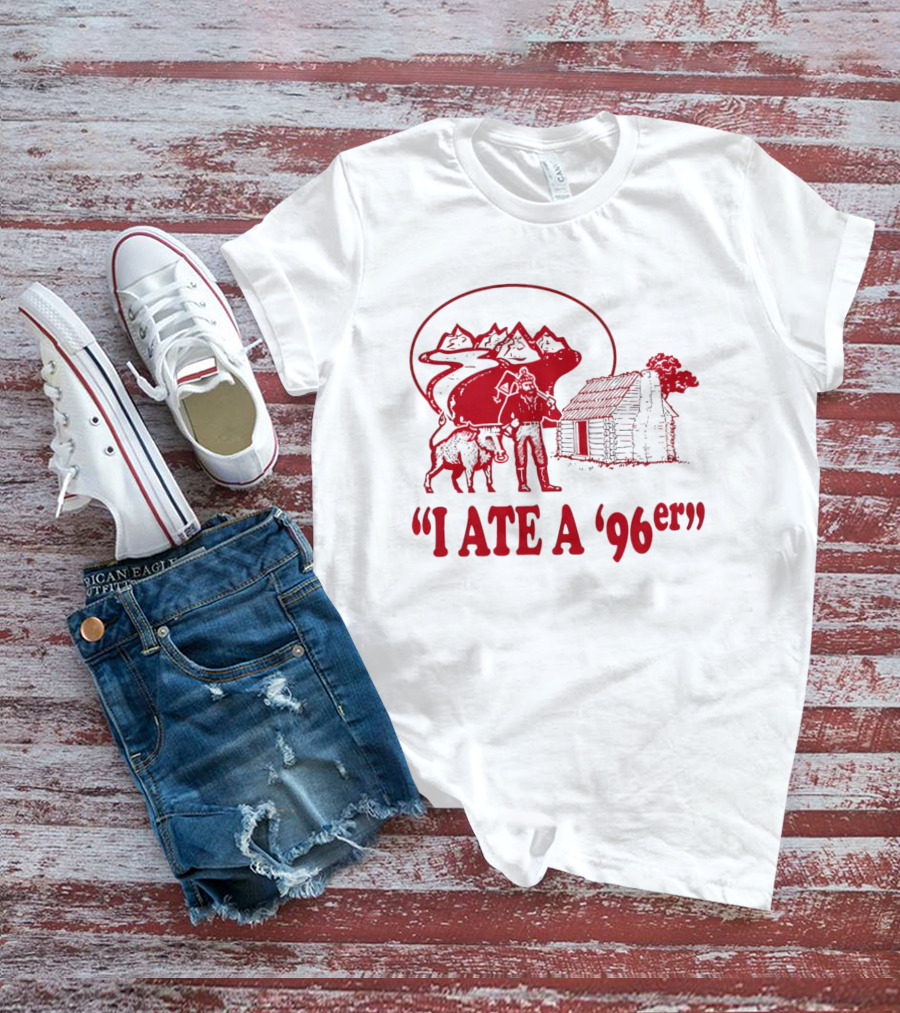 I Ate A 96er John Candy Great Outdoors Cabin Bear Mountains T-Shirt