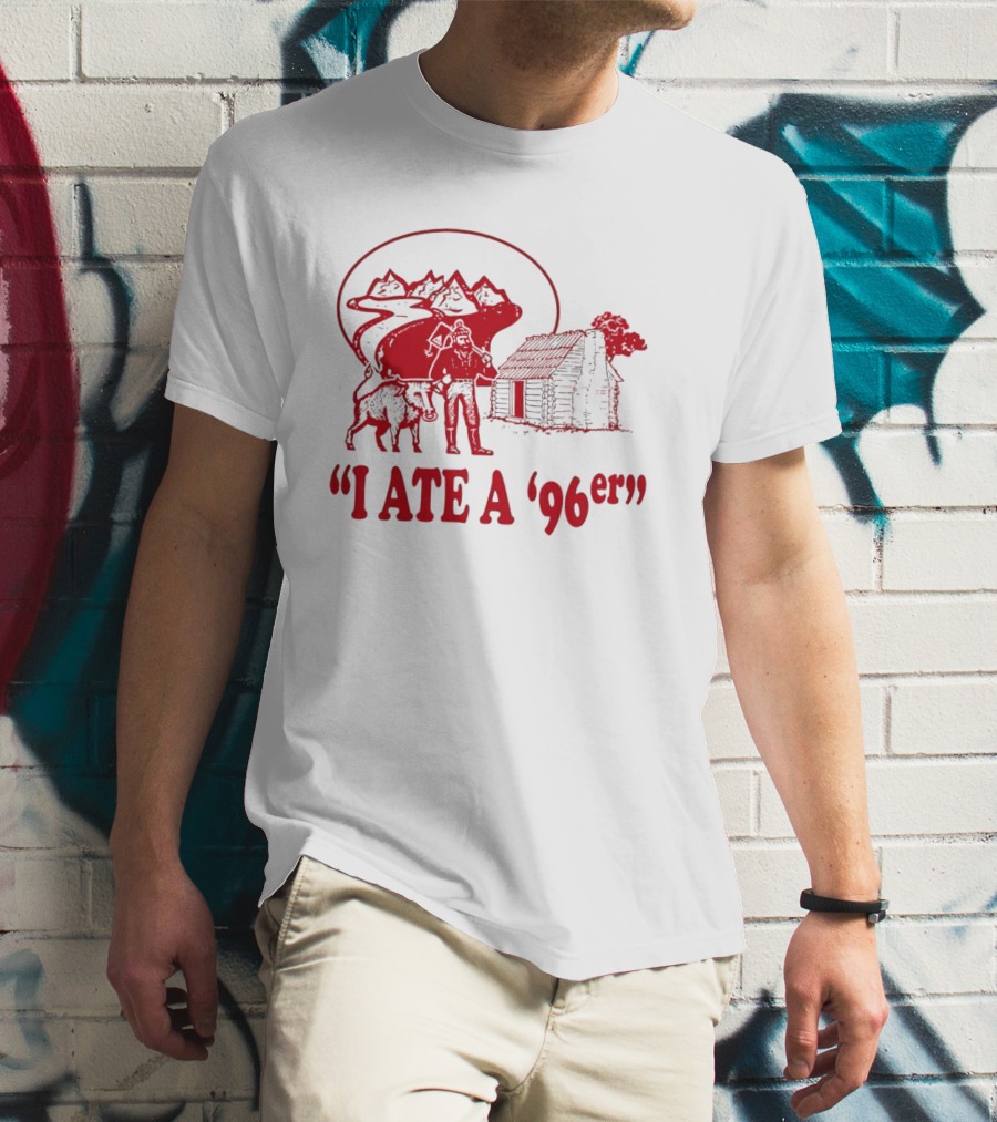 I Ate A 96er John Candy Great Outdoors Cabin Bear Mountains T-Shirt