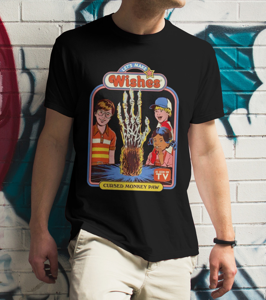 Let’s Make Wishes Cursed Monkey Paw As Seen On TV T-Shirt